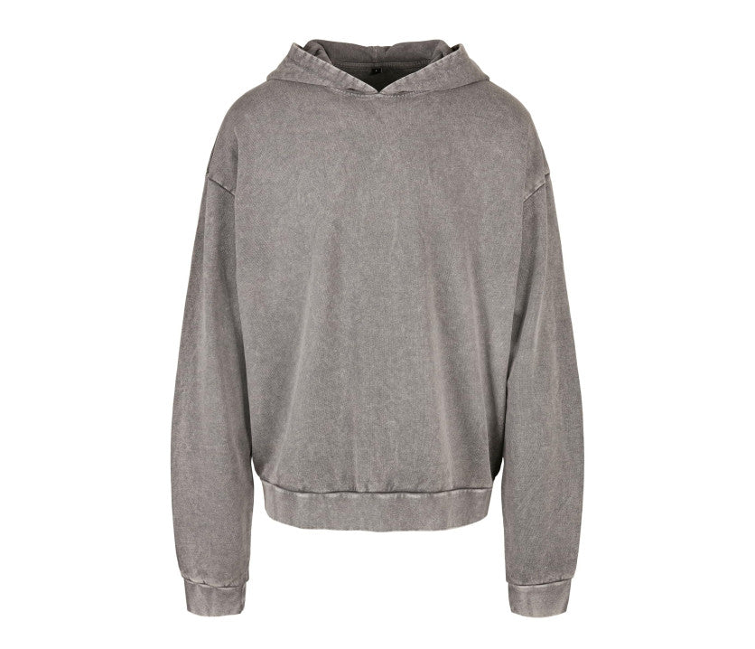 BUILD YOUR BRAND BY191 - Acid washed oversize hoody 300 - KST TEXTILES