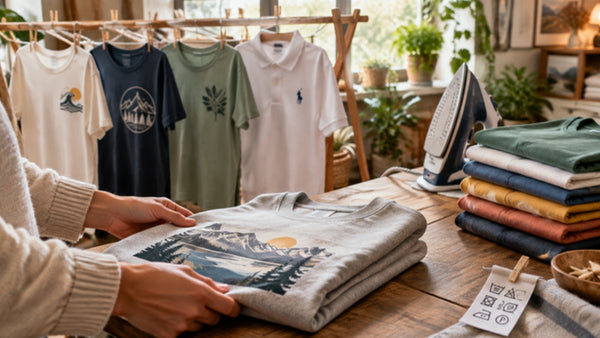 Comment entretenir et laver un vêtement personnalisé (DTF, broderie, flocage)